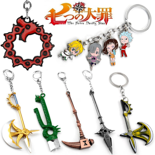 Seven Deadly Sins Inspired Keychains